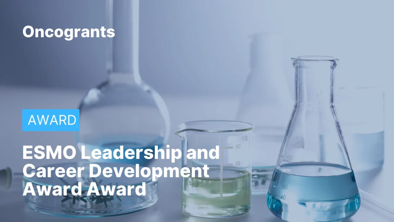 ESMO Leadership and Career Development Award (2026)