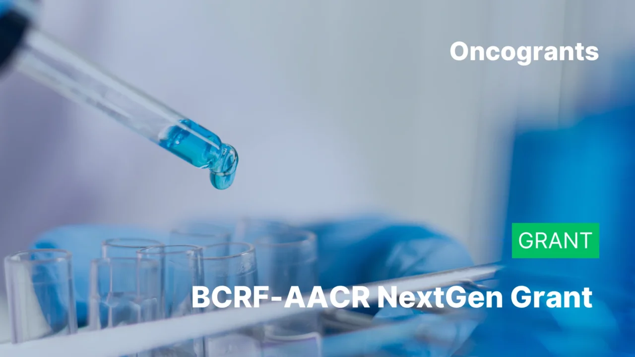 Breast Cancer Research Foundation-AACR NextGen Grant for Transformative Cancer Research in Honor of Nancy E. Davidson, MD