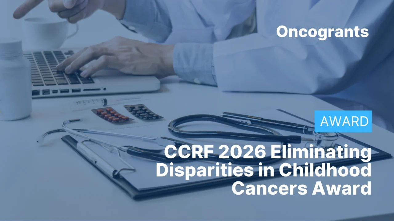 CCRF 2026 Eliminating Disparities in Childhood Cancers Award