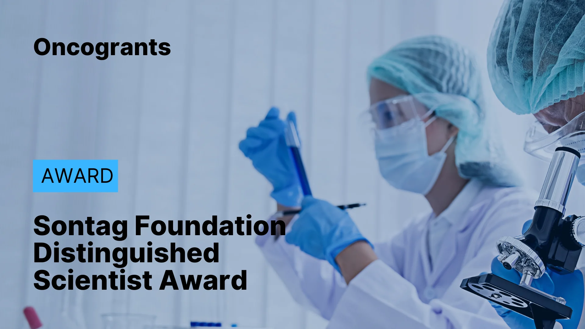 Sontag Foundation Distinguished Scientist Award 2026