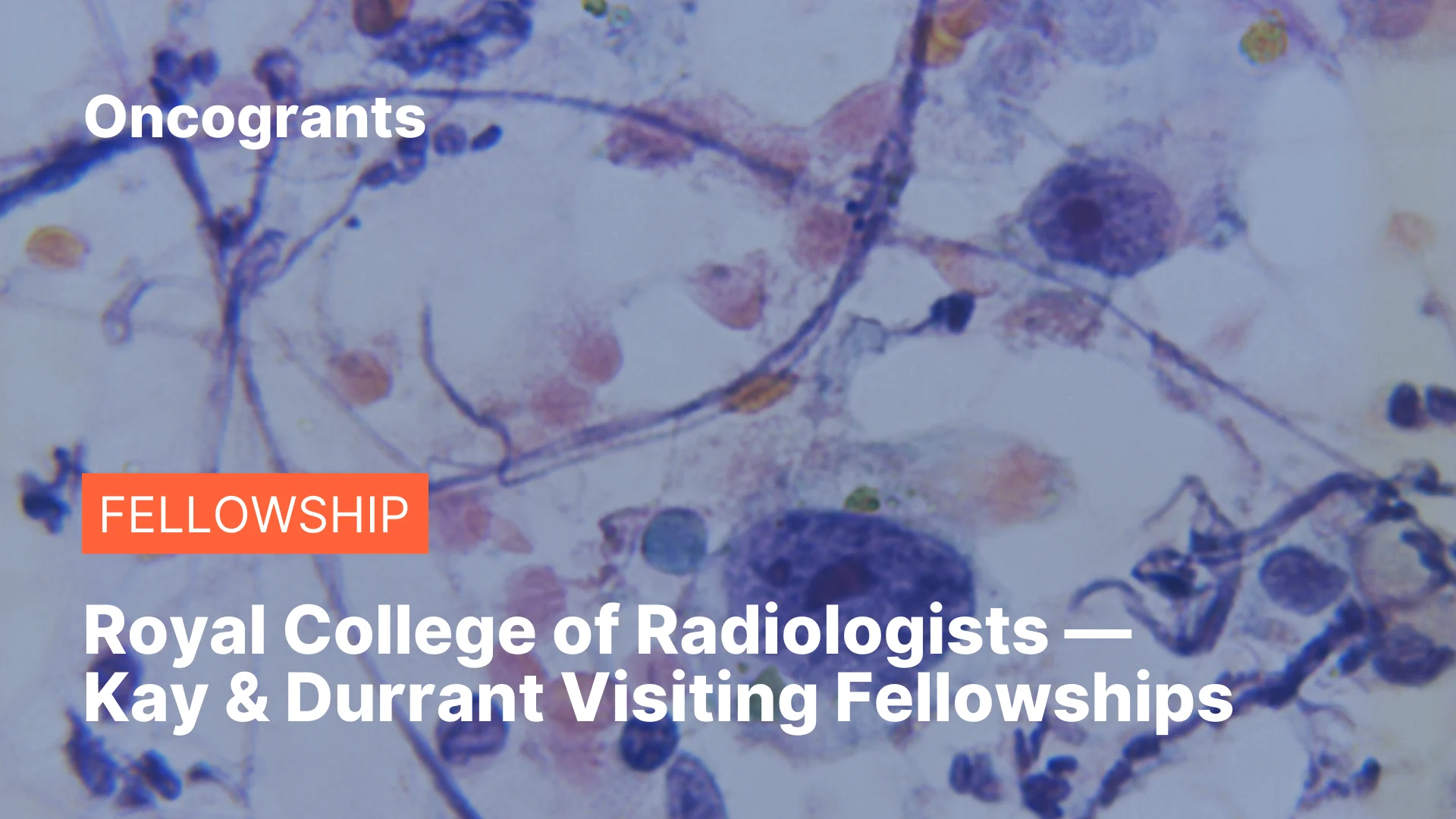 Royal College of Radiologists — Kay & Durrant Visiting Fellowships