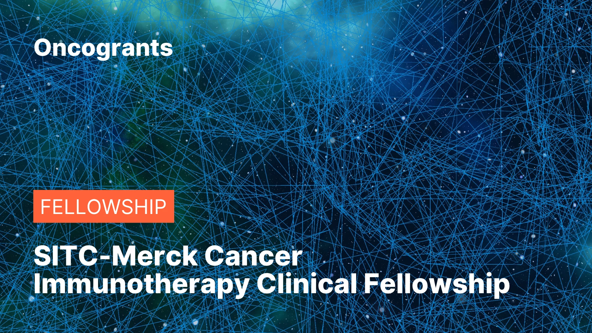 SITC-Merck Cancer Immunotherapy Clinical Fellowship