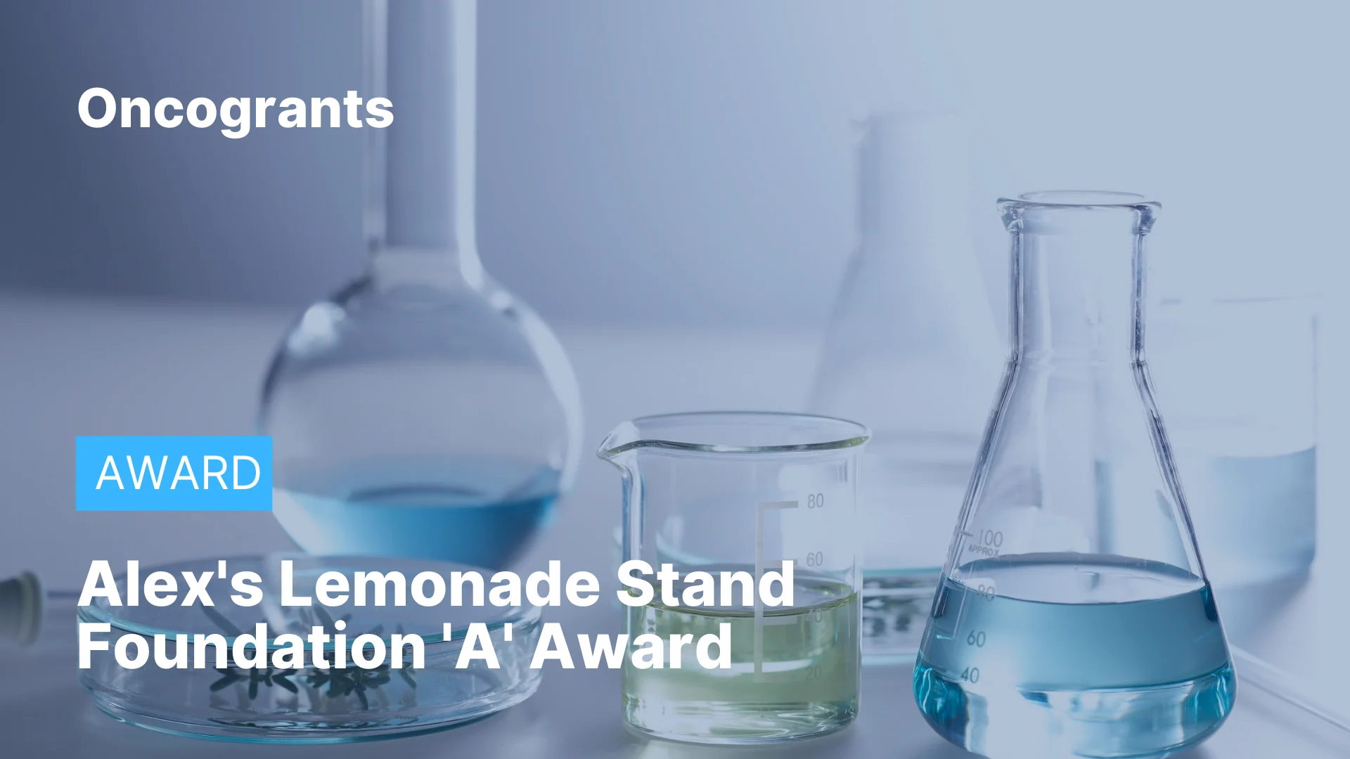 Alex's Lemonade Stand Foundation (ALSF) 'A' Award (Pediatric Cancer Research 2026)