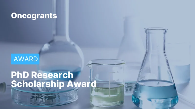 Irish Cancer Society: PhD Research Scholarship Award 2026