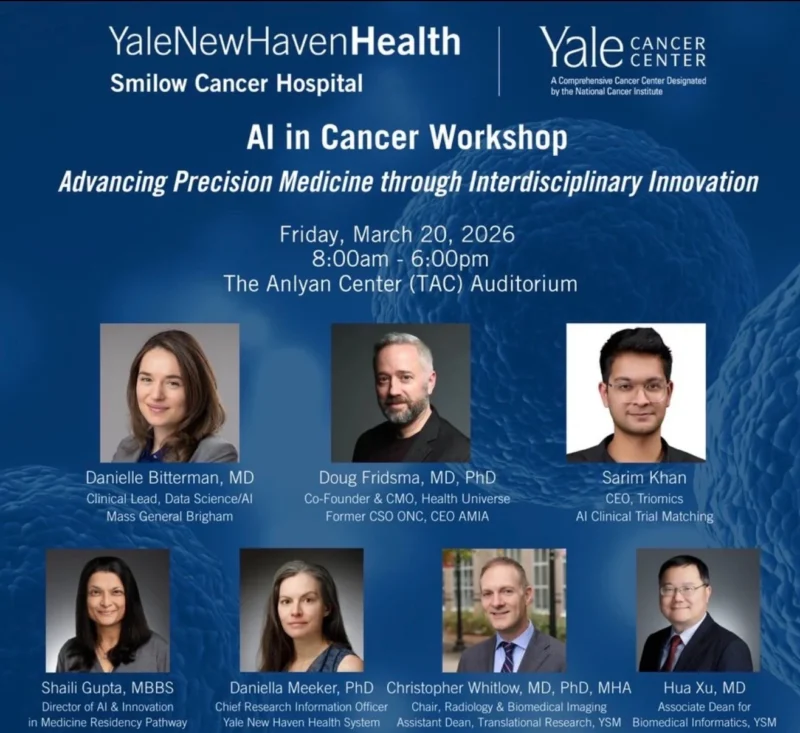 Inaugural AI in Cancer Workshop - Yale Cancer Center