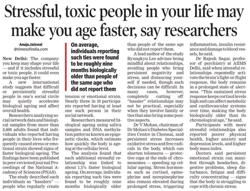 Anuja Jaisswal: How Stressful Social Circles May Accelerate Biological Aging