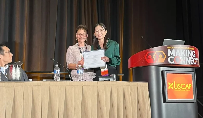 Ting Zhao: Honored to Receive the Dr. Sambit Mohanty Award for Best Non-Kidney Cancer Research