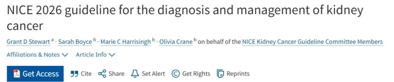 Ahmet Dirican: What’s New in NICE 2026 Kidney Cancer Guidelines