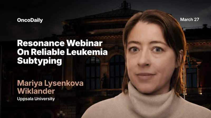 Resonance Webinar on Reliable Leukemia Subtyping