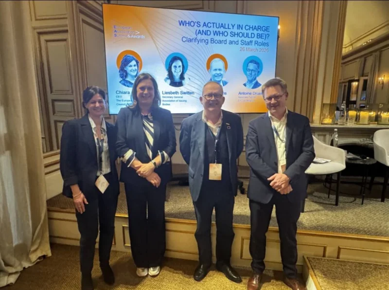 Cary Adams: Panel Discussion on NGO Governance at EAS26 in Brussels