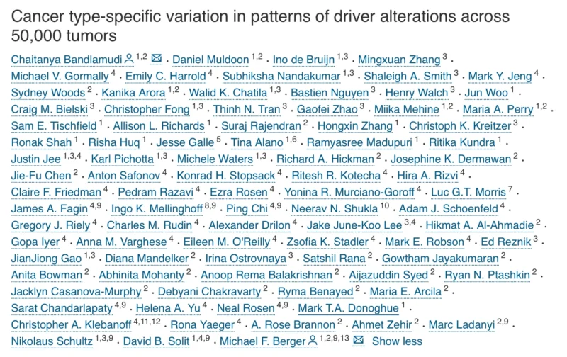 Anirban Maitra: Study of 50,000 Tumors Highlights Cancer-Specific Genomic Driver Patterns