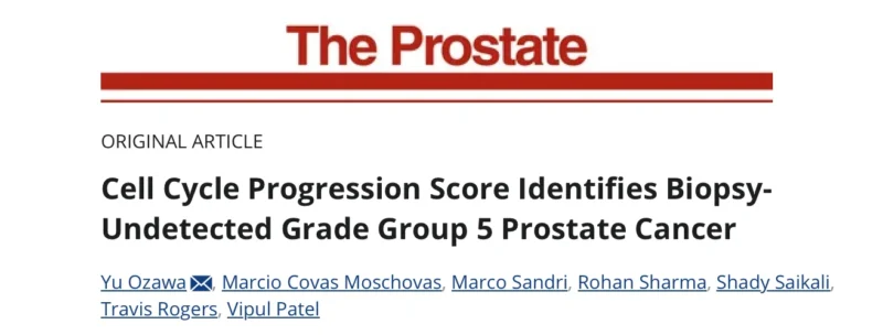 Marcio Covas Moschovas: Can a Genomic Test Reveal Aggressive Prostate Cancer that the Biopsy Misses
