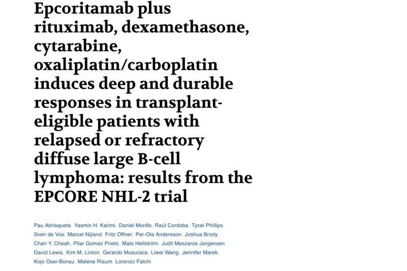 Joshua Brody: Impressive Study - Adding Bispecific Ab Immunotherapy to Chemotherapy 3 Joshua Brody: Impressive Study - Adding Bispecific Ab Immunotherapy to Chemotherapy