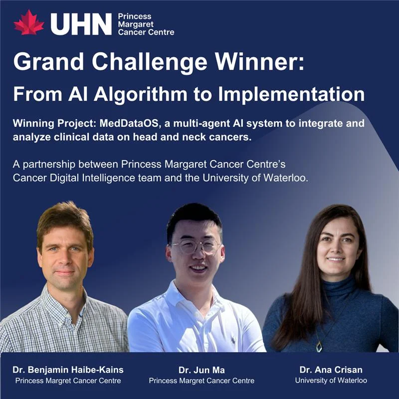 Princess Margaret Cancer Centre is Launching a New Grand Challenge with University of WaterLoo