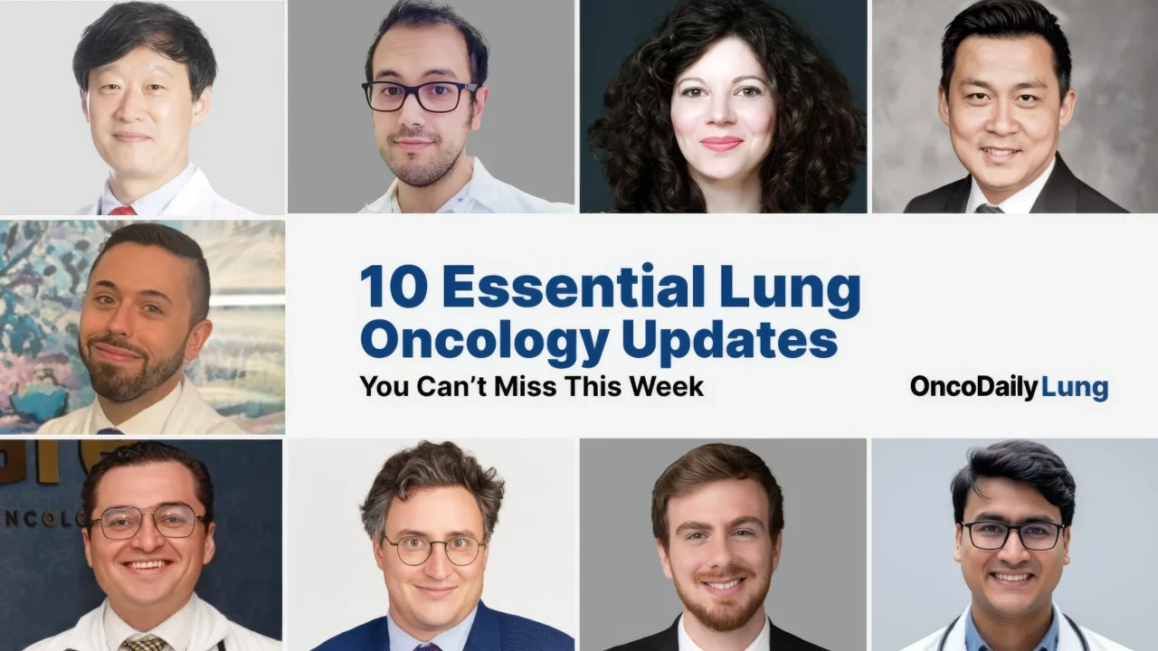 10 Essential Lung Oncology Updates You Can’t Miss This Week