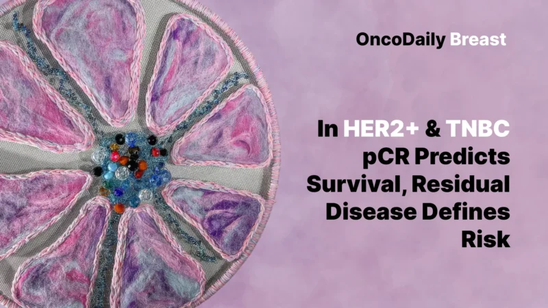 Pathologic Complete Response Still Matters in Early HER2-Positive and Triple-Negative Breast Cancer, but Residual Disease Tells the Real Prognostic Story