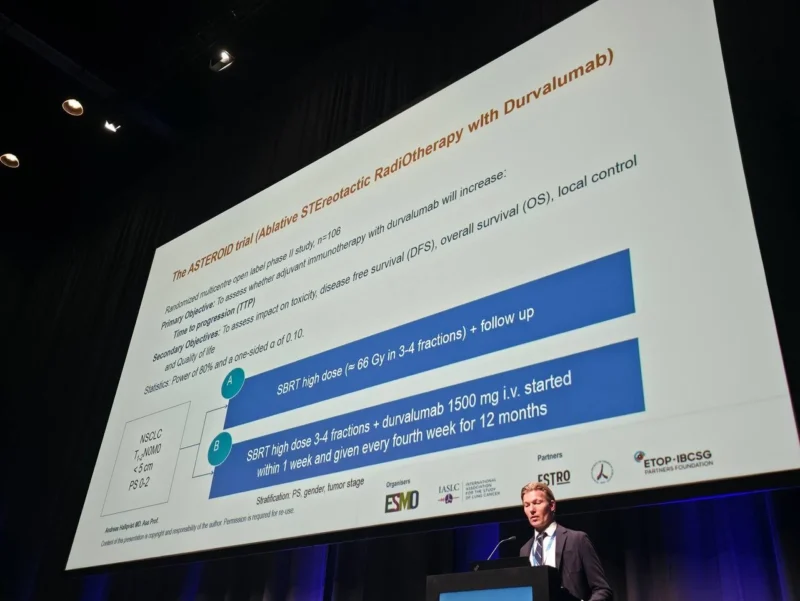 ASTEROID Trial at ELCC 2026: SBRT Followed by Durvalumab in Early-Stage NSCLC Shows Improved Tumor Control 3 ASTEROID Trial at ELCC 2026: SBRT Followed by Durvalumab in Early-Stage NSCLC Shows Improved Tumor Control