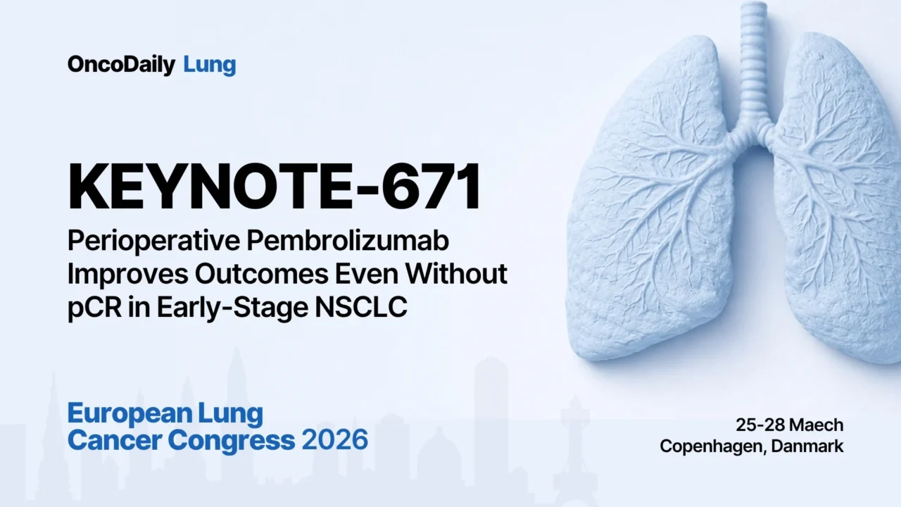 KEYNOTE-671: Perioperative Pembrolizumab Improves Outcomes Even Without pCR in Early-Stage NSCLC