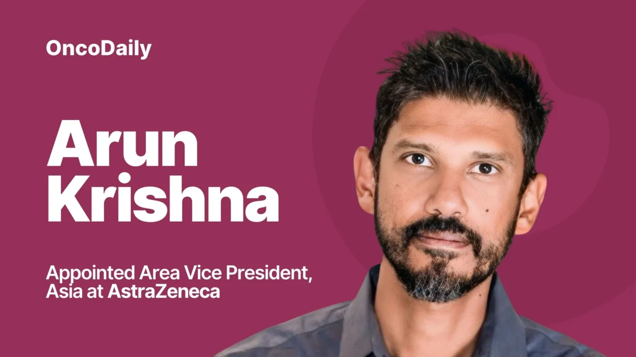 Arun Krishna Appointed Area Vice President, Asia at AstraZeneca