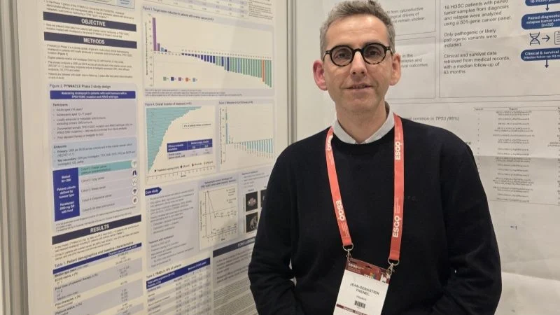 Jean-Sebastien Frenel: Proud to Present the Interim Results of the PYNNACLE Trial at ESGO