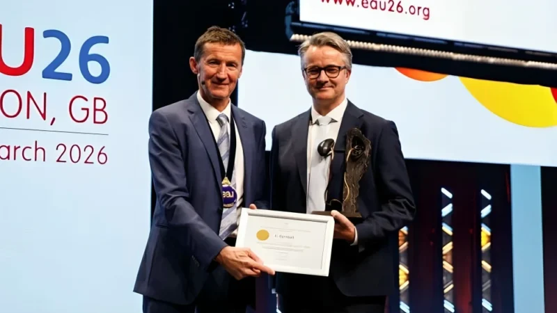 Lars Dyrskjøt: Honored with EAU Innovators Award for Work in Urological Liquid Biopsy