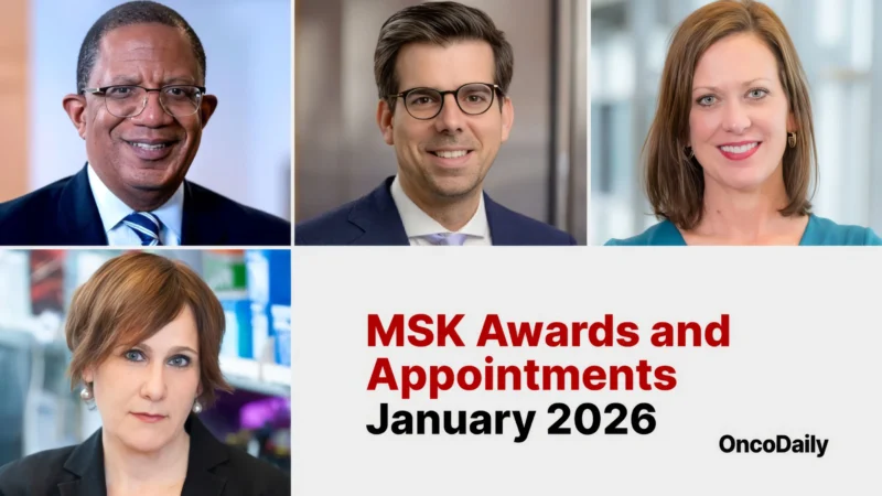 MSK Awards and Appointments January 2026