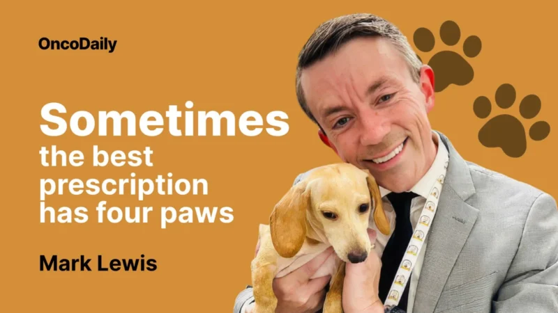Mark Lewis: The Companionship of Man’s Best Friend Can Make a Real Difference for Cancer Patients