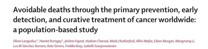 Isabel Mestres: Nearly Half of Global Cancer Deaths are Avoidable