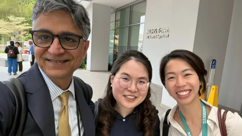 Ranjit Manchanda: Interacting With Gynaecology Oncology Team at NUH Singapore