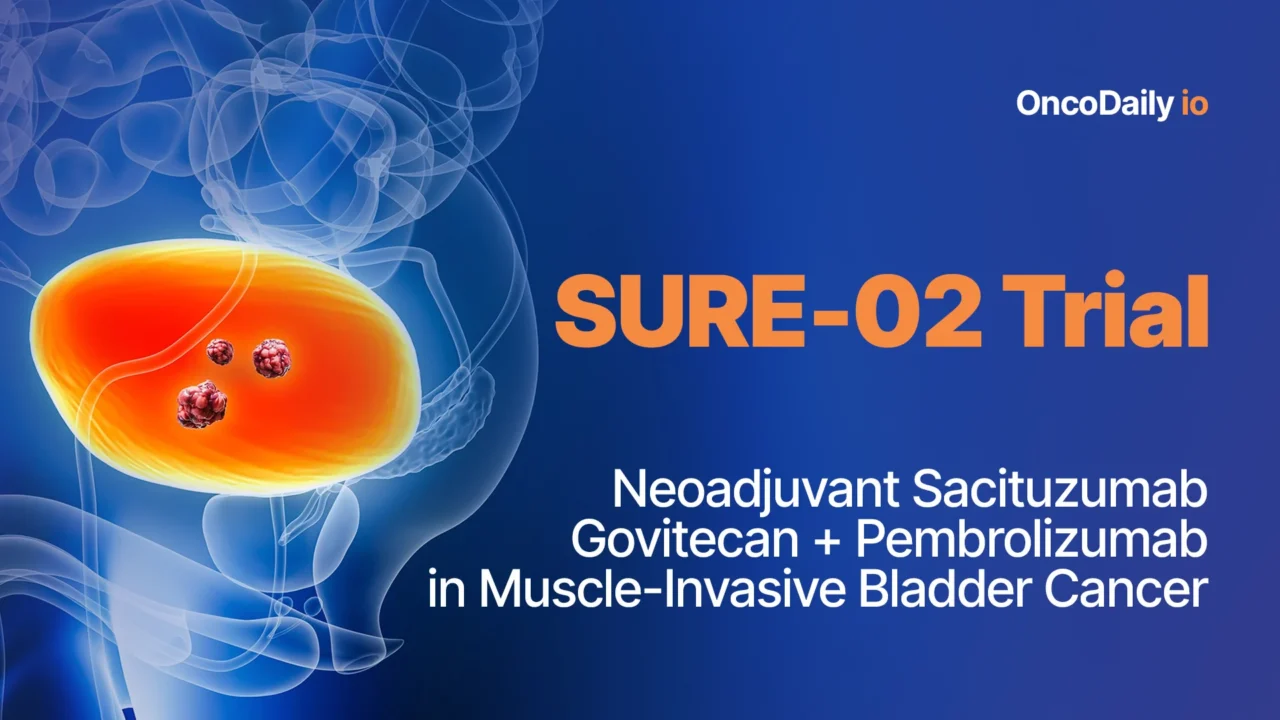 SURE-02 Trial: Neoadjuvant Sacituzumab Govitecan + Pembrolizumab in Muscle-Invasive Bladder Cancer