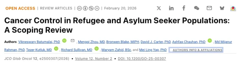 The Institute of Cancer and Crisis