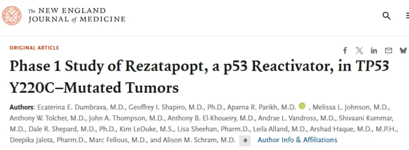 Jayastu Senapati: Launching a Trial of Rezatapopt in TP53-Y220C Mutated MDS/AML