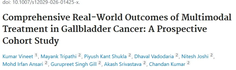 Erman Akkus: Comprehensive Real-World Outcomes of Multimodal Treatment in Gallbladder Cancer