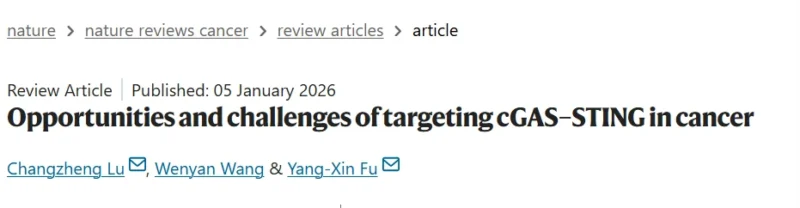 Hung Trinh: Targeting cGAS–STING in Cancer