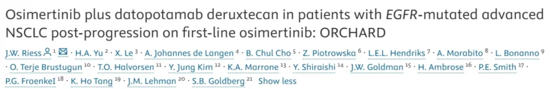 Miguel Gonzalez Velez: ORCHARD Study Signals New Options for EGFR Patients