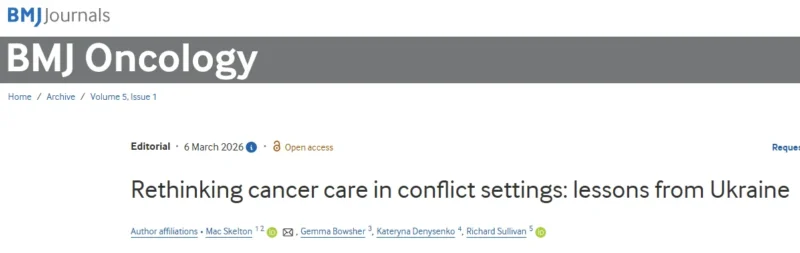 Gemma Bowsher: Rethinking Cancer Care in Ukraine