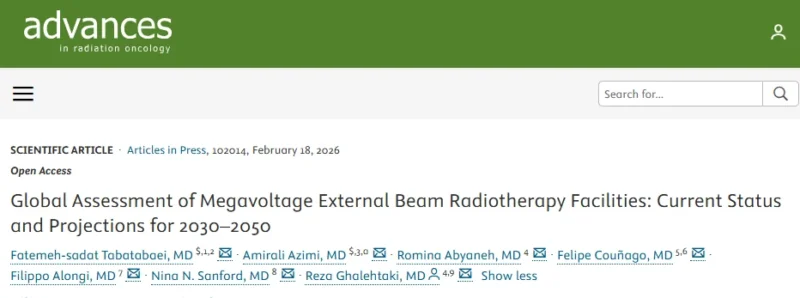 Felipe Couñago: Global Assessment of Radiotherapy Access Gap and Future Needs