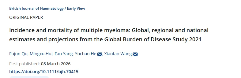 Myeloma Paper of the Day, March 9th, Suggested by Robert Orlowski