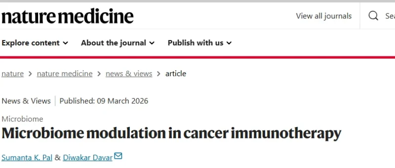 Diwakar Davar: Microbiome Engineering Is Entering Oncology