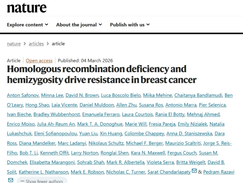 Daniel Stover: New Insights into Resistance in Breast Cancer from Nature Study 2 Daniel Stover