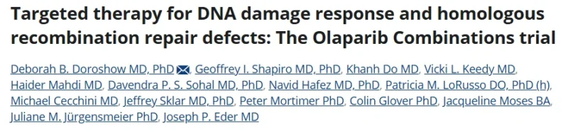 Ahmet Dirican: Are DDR Mutations Truly Actionable in Precision Oncology? 2 Ahmet Dirican