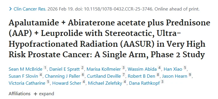 Sean McBride: Our AASUR Trial in High-Risk Prostate Cancer 2 Sean McBride: Our AASUR Trial in High-Risk Prostate Cancer