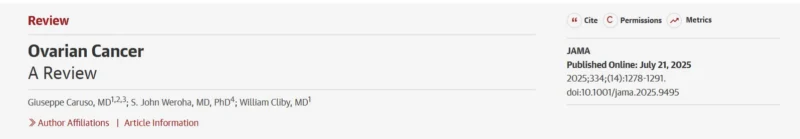 Giuseppe Caruso: What You Need to Know About Ovarian Cancer 2 Giuseppe Caruso