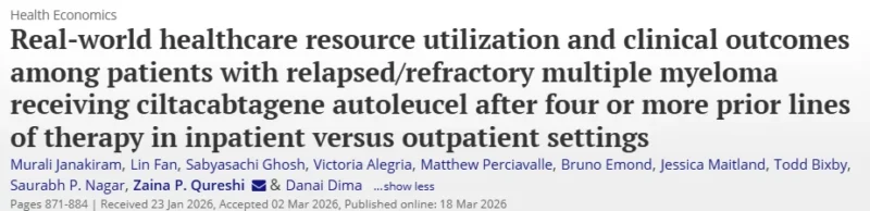 Myeloma Paper of the Day, March 20th, Suggested by Robert Orlowski
