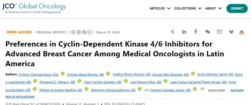 CDK4/6 Inhibitor Preferences Among Oncologists in Latin America - Mirrors of Medicine