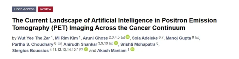 Aruni Ghose: Evolution of PET Toward AI-Driven Treatment Navigation 2 Aruni Ghose: Evolution of PET Toward AI-Driven Treatment Navigation