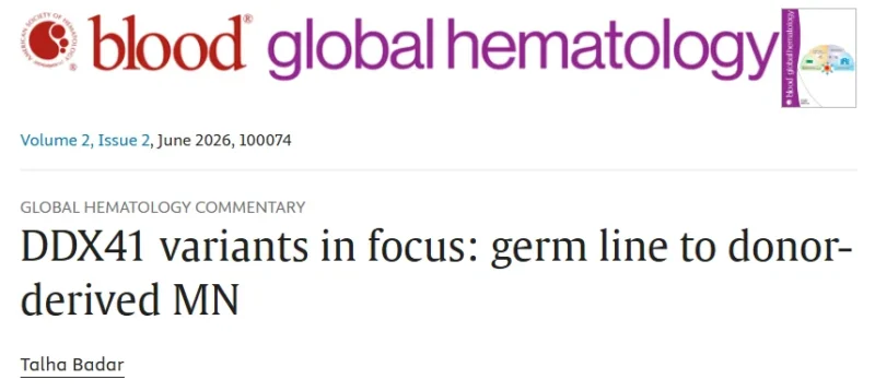 Talha Badar: From Germline to Donor-Derived Mutations in MN