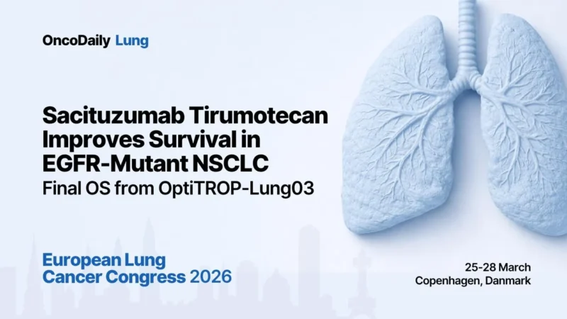 Sacituzumab Tirumotecan Improves Survival in EGFR-Mutant NSCLC: Final OS from OptiTROP-Lung03