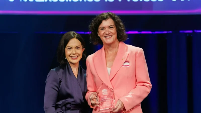 Tracey O’Brien is Named NSW Premier’s Woman of Excellence