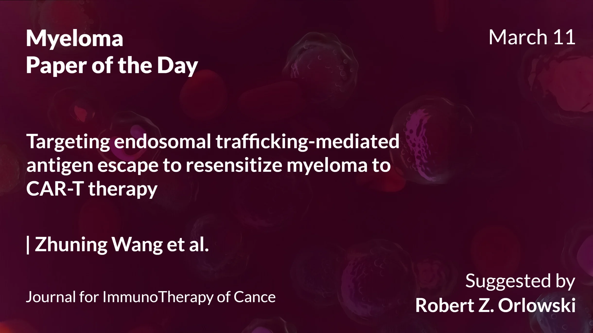 Myeloma Paper of the Day